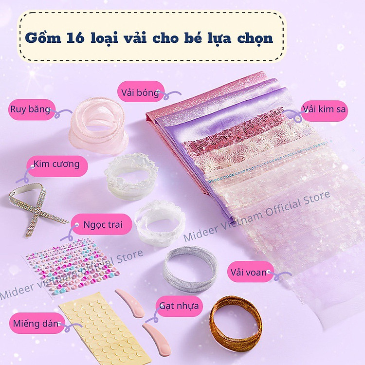 Đồ Chơi Thiết Kế Thời Trang Mideer Chính hãng Tiết kiệm - Hình ảnh 5