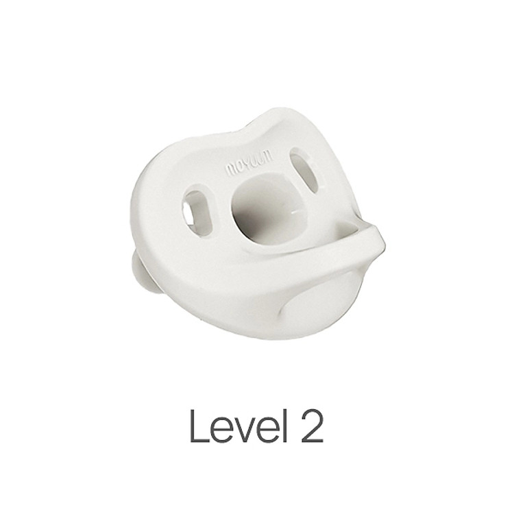 Ty ngậm silicon cao cấp Moyuum - Trắng Tiết kiệm - Hình ảnh 2