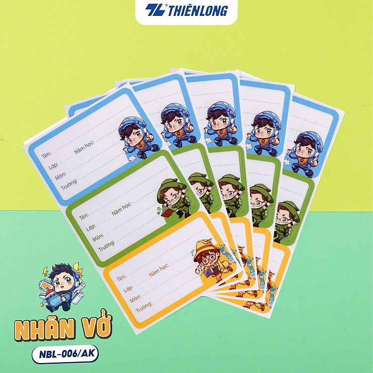 Nhãn Vở Thiên Long - NBL-006/AK - Ảnh 5