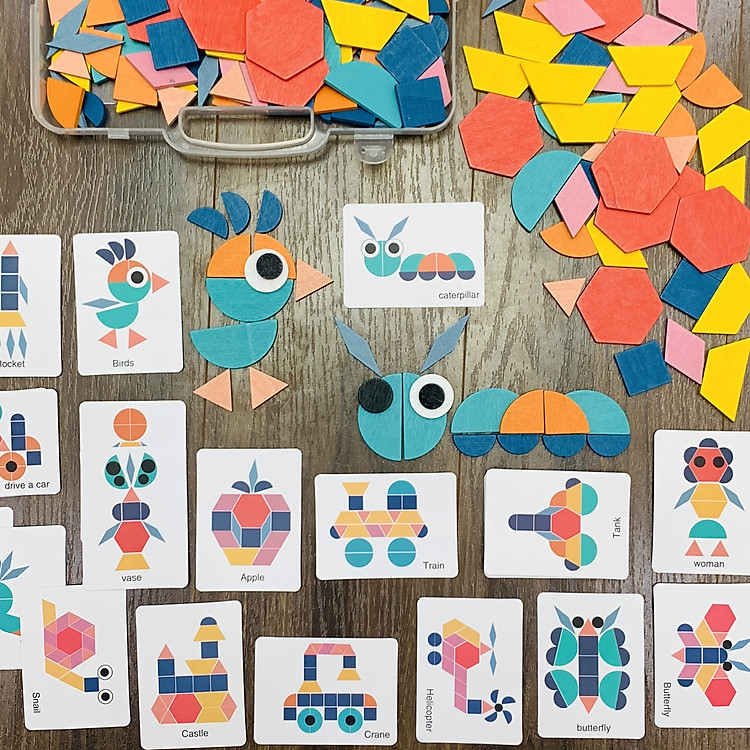 Đồ Chơi Xếp Hình Gỗ 180 Miếng Chính hãng Giá rẻ - Hình ảnh 3