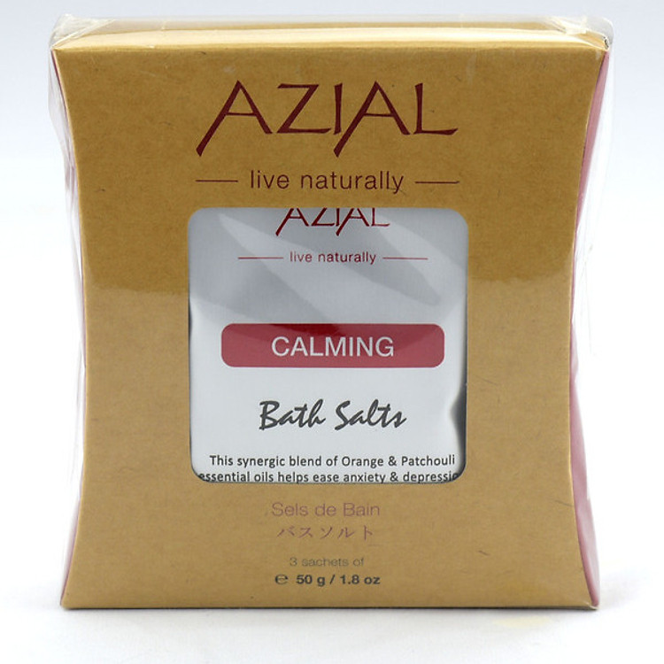 Muối Tắm 100% Thiên Nhiên Tinh Dầu Cam Ngọt Và Hoắc Hương AZIAL Bath Salts Calming 1000g