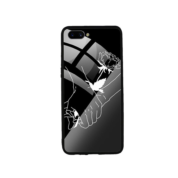 Ốp Lưng Kính Cường Lực cho điện thoại Oppo A3s - Love 05