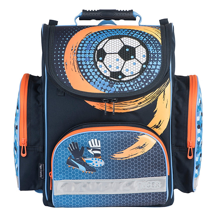 Cặp Học Sinh Siêu Nhẹ Chống Gù Tiger Family Scholar (Spinning Goal) - (38 x 34 x 21cm) - TGSR18-A02