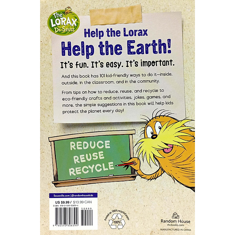 101 Ways To Help The Earth With Dr. Seuss's Lorax - Ảnh 5