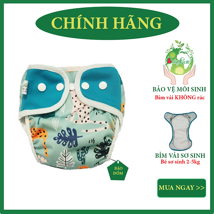 Mua Combo 3 bộ tã vải Sơ sinh BabyCute Chính hãng Giá rẻ - Hình ảnh 4