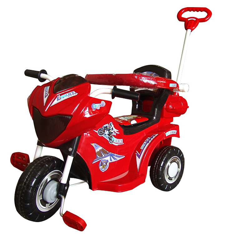 Xe 3 Bánh Nhựa Chợ Lớn L9 Police ĐKBH K1 (Có Nhạc) - M1378B-X3B - Giao màu ngẫu nhiên