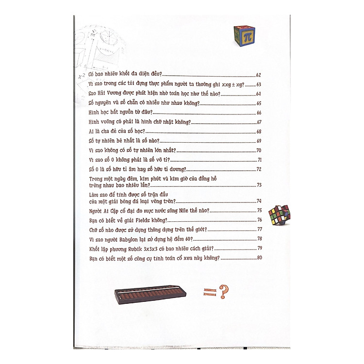 10 Vạn Câu Hỏi Vì Sao - Những Điều Độc Đáo Trong Toán Học - Ảnh 4