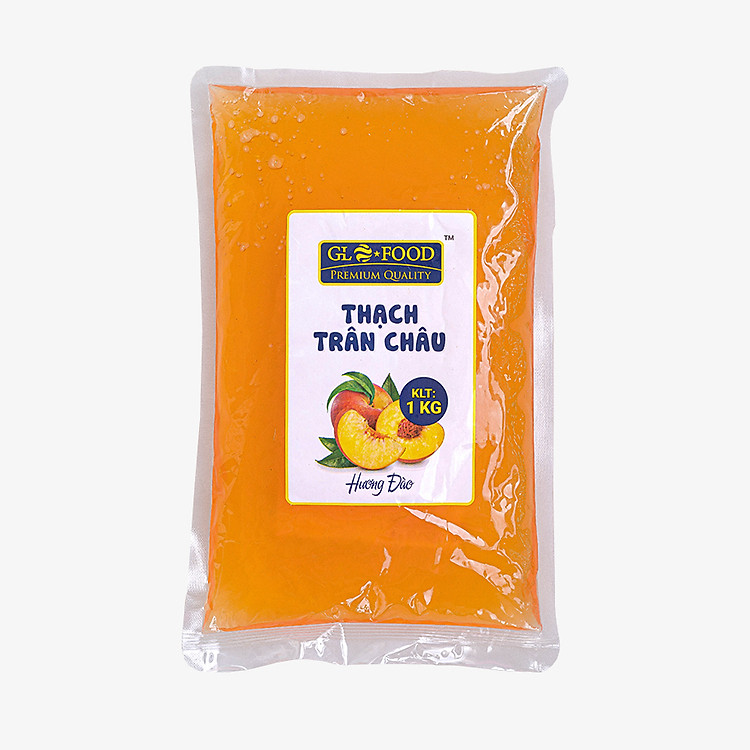 Thạch trân châu Đào GLOFOOD 1KG