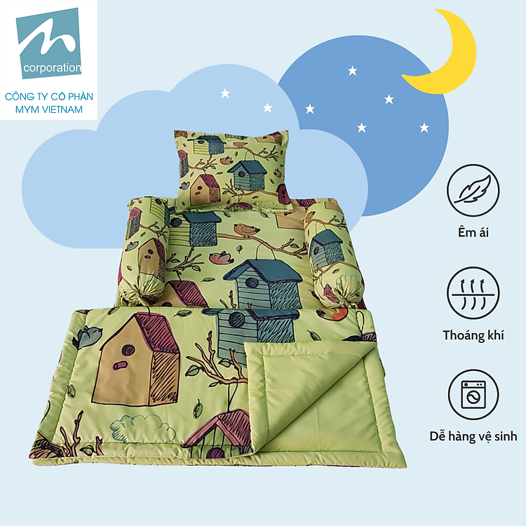 Bộ chăn gối nệm trẻ em MYM Chính hãng Giá rẻ - Hình ảnh 4