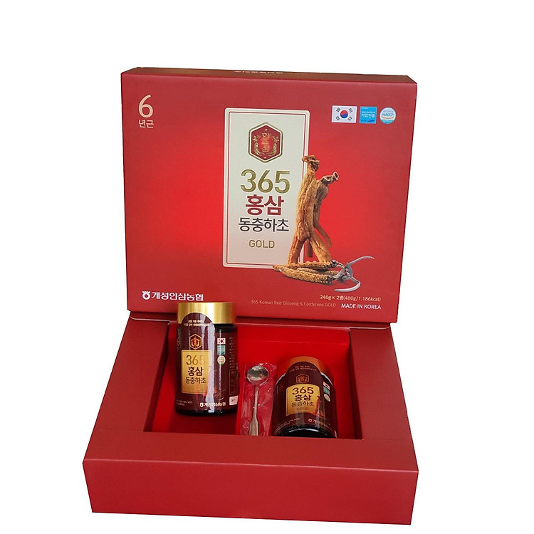 Cao Hồng Sâm Đông Trùng 365 * 2 lọ