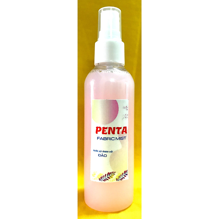 Nước xịt thơm vải và phẳng quần áo Penta Fabric Mist hương nước hoa (Đào)