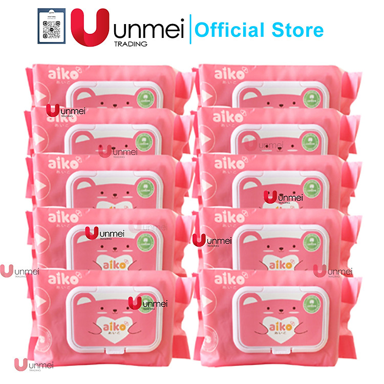 Mua Combo 10 Gói Khăn Ướt Aiko Đảm bảo Tiết kiệm - Hình ảnh 2