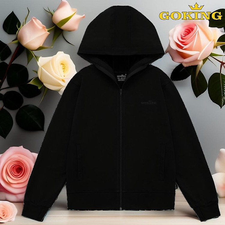 Áo khoác thun da cá GOKING 6 túi, form unisex cho nữ nam, trẻ em. Chống lạnh, giữ ấm, chống nắng, chống tia UV. Hàng hiệu Việt Nam xuất khẩu