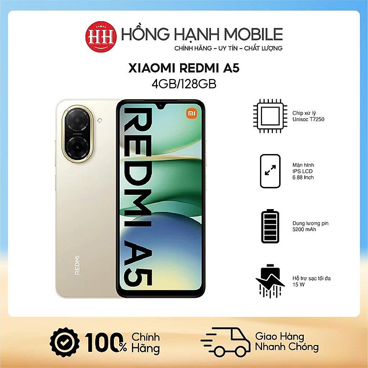 Điện Thoại Xiaomi Redmi A5 4GB/128GB - Hàng Chính Hãng