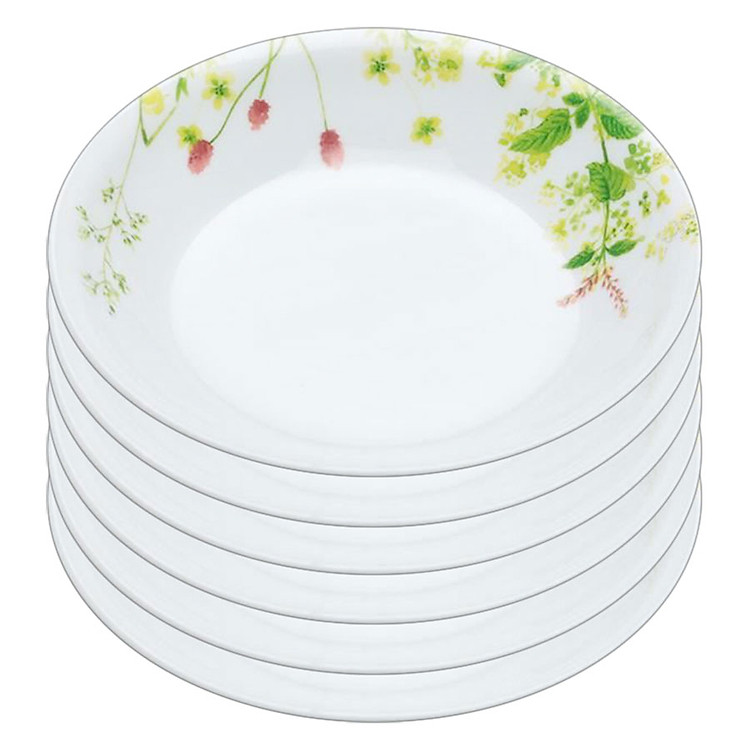 Bộ 6 Đĩa Súp Thuỷ Tinh Corelle 420-PVG-LP (21cm / ĐĨa)