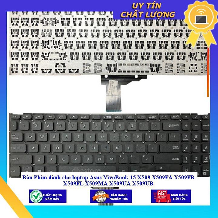 Bàn Phím dùng cho laptop Asus VivoBook 15 X509 X509FA X509FB X509FL X509MA X509UA X509UB - Hàng Nhập Khẩu New Seal
