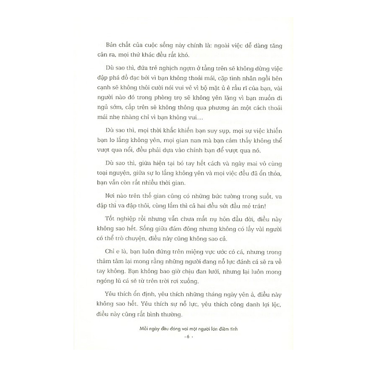 Mỗi Ngày Đều Đóng Vai Một Người Lớn Điềm Tĩnh - Ảnh 3