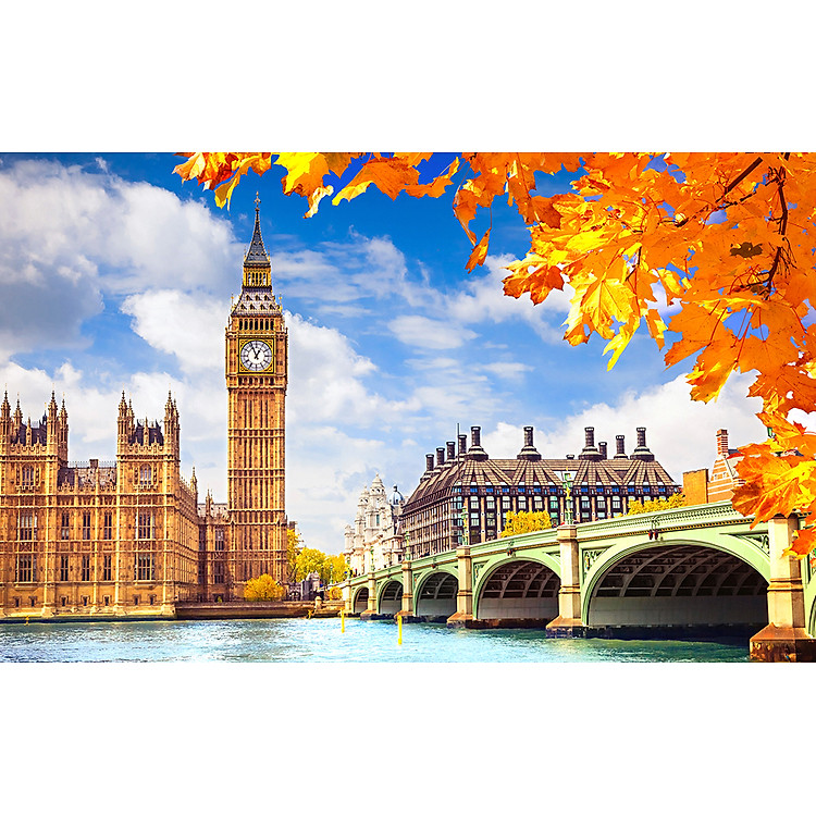 Bộ tranh xếp hình 1000 mảnh Tháp Big Ben Chính hãng Giá tốt - Hình ảnh 2