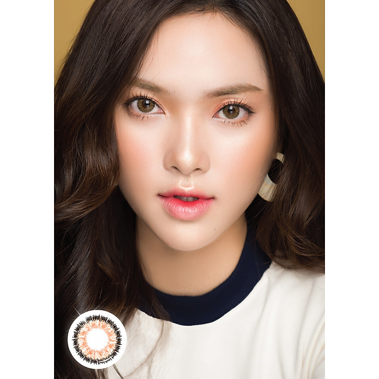 Kính Áp Tròng Hàn Quốc Vivimon Spike Brown