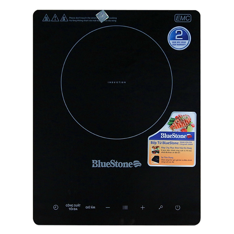 Bếp Điện Từ Đơn Bluestone ICB-6728 (2000W) - Tặng Kèm Nồi Lẩu - Hàng chính hãng