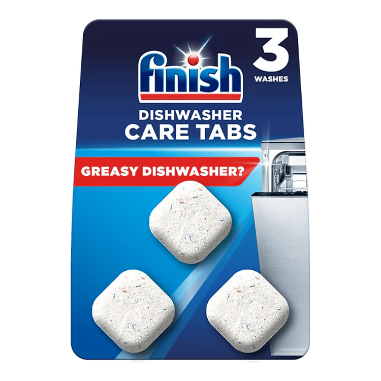 Viên vệ sinh máy rửa bát Finish vỉ 3 viên- FINISH IN WASH DISHWASHER CLEANER- Hàng chính hãng.