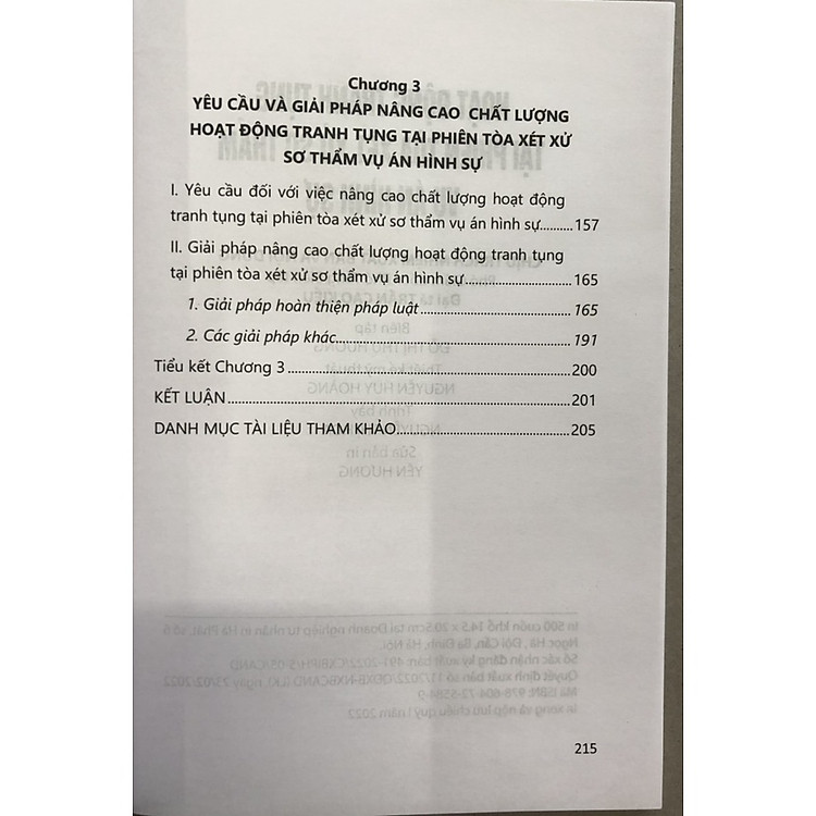 Hoạt Động Tranh Tụng Tại Phiên Tòa Xét Xử Sơ Thẩm Vụ Án Hình Sự - Ảnh 4
