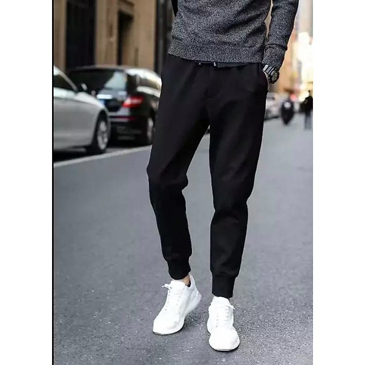 Quần jogger nam thể thao màu đen hot 2018 hàng cao cấp