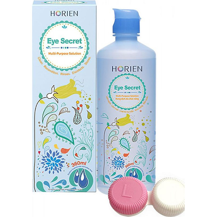 Dung Dịch Ngâm Kính Eye Secret DD360 (360ml) + Tặng Khay Ngâm Kính
