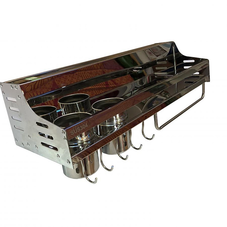 Kệ nhà bếp treo tường đa năng inox sus 304 PIEN0 PB592217