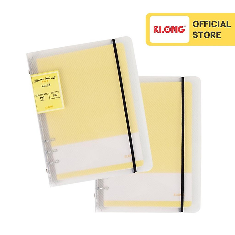 Sổ còng sắt kẻ ngang KLONG A5 (100 tờ)