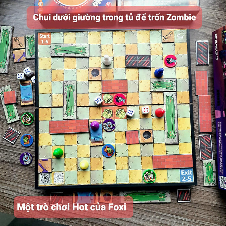 Board Game Chạy Trốn Zombie 3 Chính hãng Tiết kiệm - Hình ảnh 5