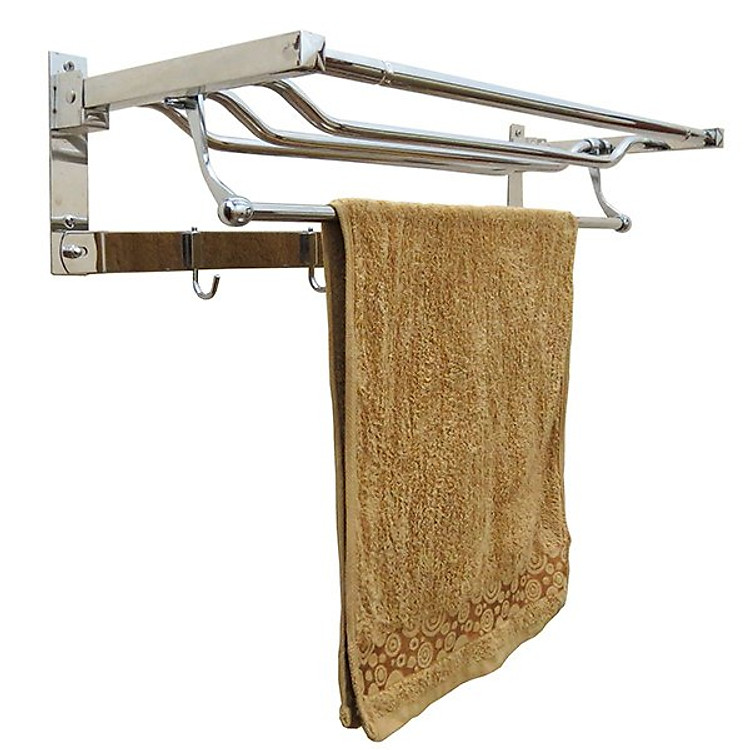 Kệ treo khăn tắm inox đa chức năng Eurolife EL-B1 (Trắng bạc)