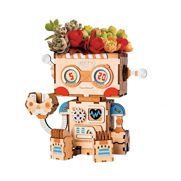 Mô hình lắp ghép Robot Jame - Flower Pot