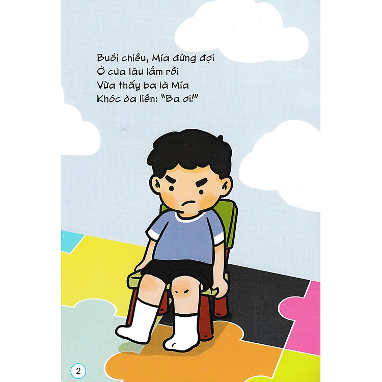 Cùng Bé Phát Triển Chỉ Số EQ - Chuyện Cha Con - Con Khóc Cũng Được Ba Nhỉ! - Ảnh 2