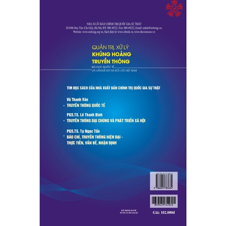 Quản trị, xử lý khủng hoảng truyền thông - Bài học quốc tế và vấn đề rút ra đối với Việt Nam (bản in 2022) - Ảnh 2