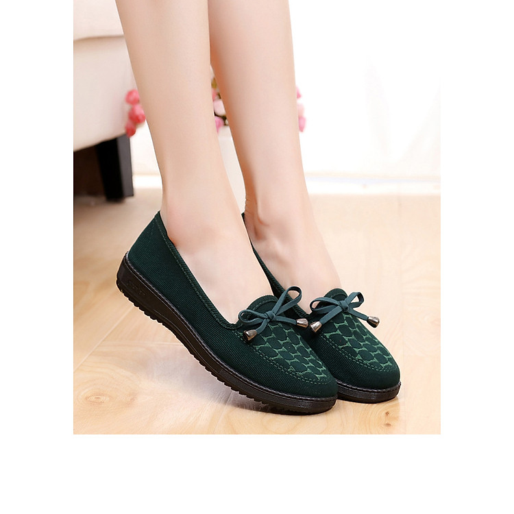 Giày búp bê nữ size chuẩn nhiều màu siêu xinh thắt nơ V222