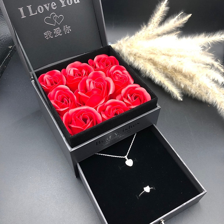 Hộp Quà Trang Sức Hoa Hồng Thơm HQ015 - Ảnh 3