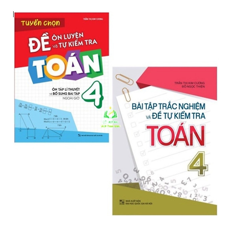 Combo 2 Cuốn Lớp 4 – Bài Tập Trắc Nghiệm Và Tự Kiểm Tra