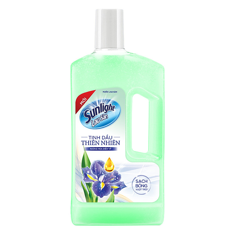Nước Lau Sàn Sunlight Tinh Dầu Thiên Nhiên - Hương Hoa Diên Vỹ (1kg/chai)