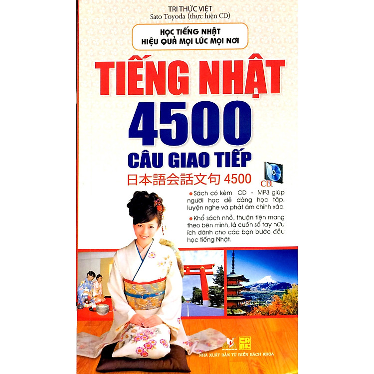 Tiếng Nhật – 4500 Câu Giao Tiếp (Kèm CD)