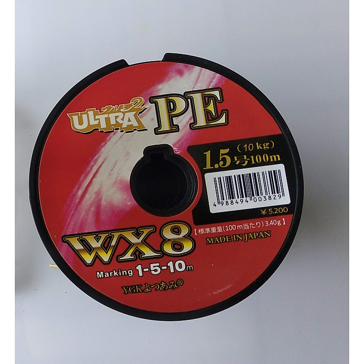 Dây Câu Cá YGK Ultra Pe WX8 - 100m