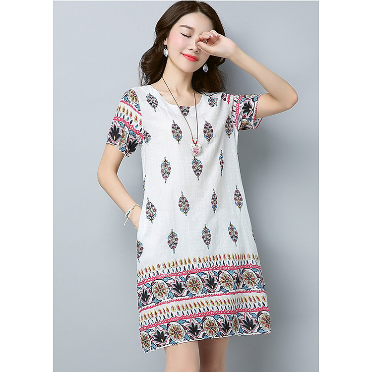 Đầm nữ họa tiết dân gian Haint Boutique da126