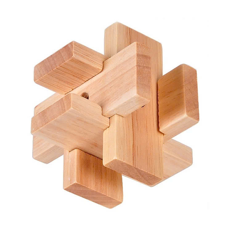 Đồ Chơi Rubik Khóa Khổng Minh Bằng Gỗ Chính hãng Giá tốt - Hình ảnh 4