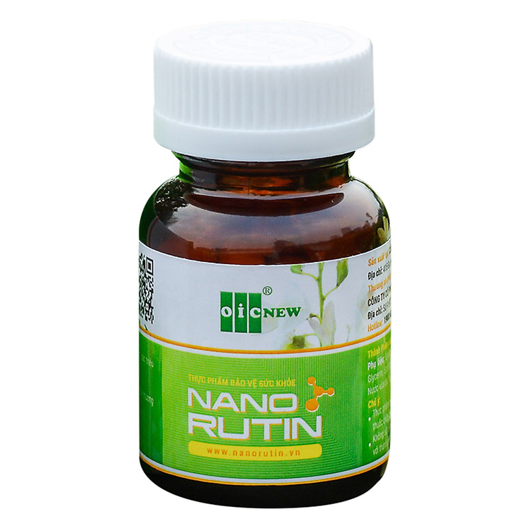 Thực phẩm bảo vệ sức khỏe Nano Rutin OIC