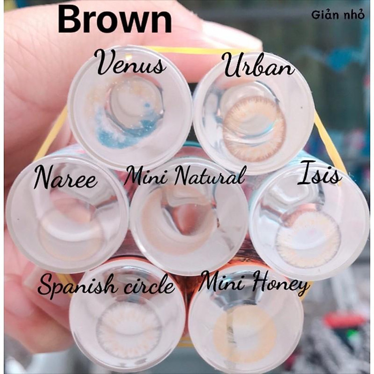 Lens nâu Thailan không độ - sản xuất tại Hàn Quốc