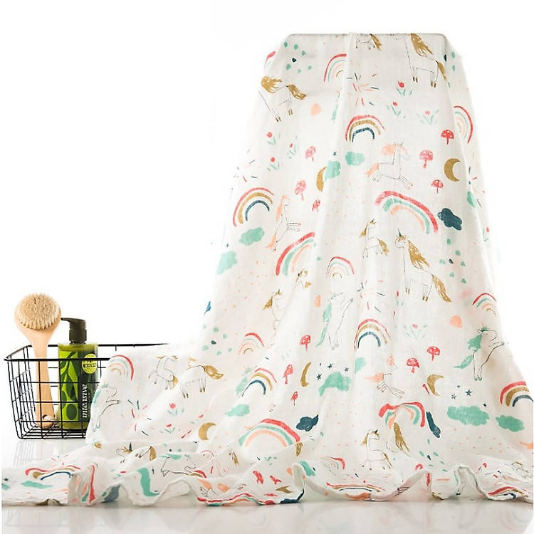 Set 4 Khăn Tắm Bonny Sợi Tre Siêu Mềm Và Thấm Hút Cho Bé(Kt:1m2x1m2) (Giao họa tiết ngẫu nhiên)