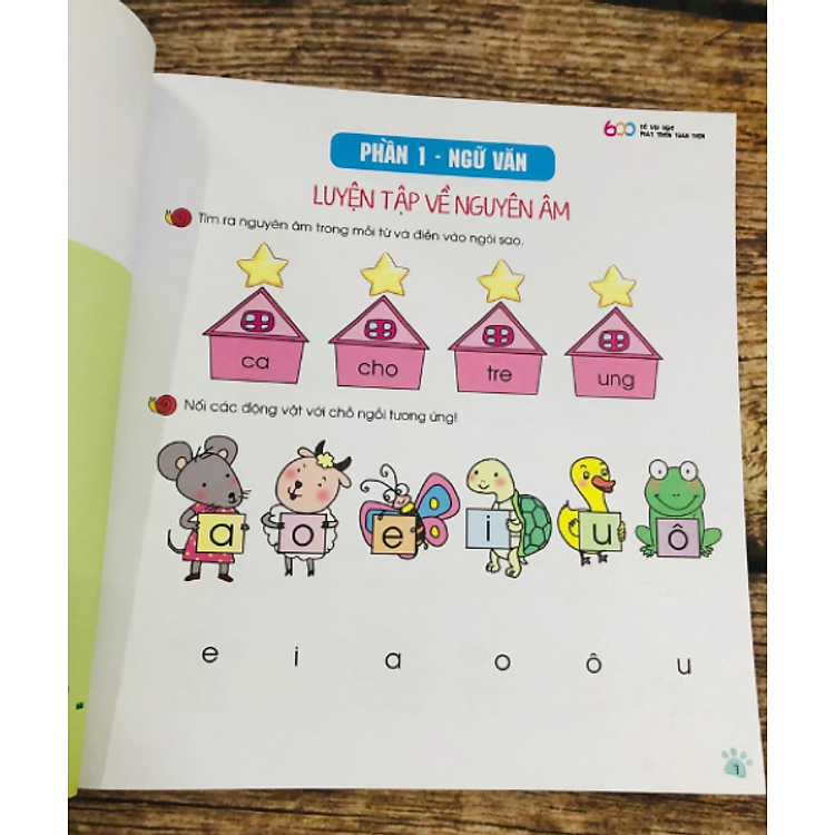 Tủ Sách Giáo Dục Sớm - 600 Đề Vui Học Phát Triển Toàn Diện (Tập 1) - Ảnh 4