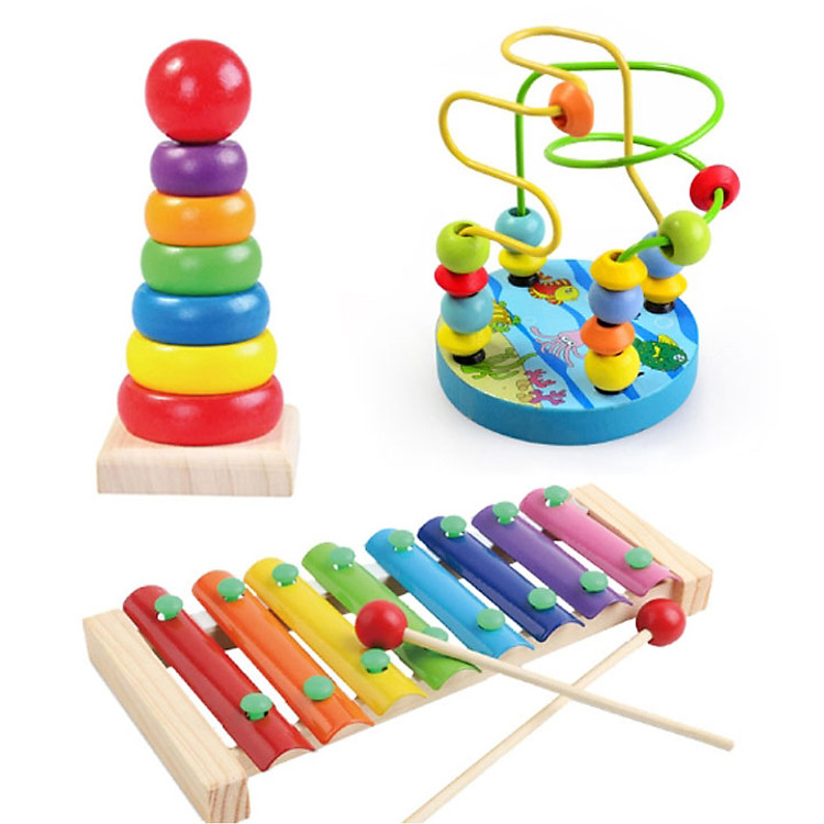 Combo CB007 đồ chơi gỗ cho trẻ đồ chơi giáo dục