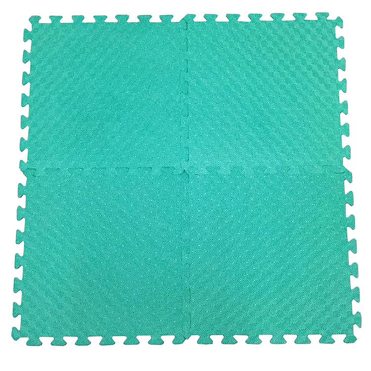 Bộ 4 tấm thảm xốp ECOBABY xanh ngọc Chính hãng Ưu đãi - Hình ảnh 2
