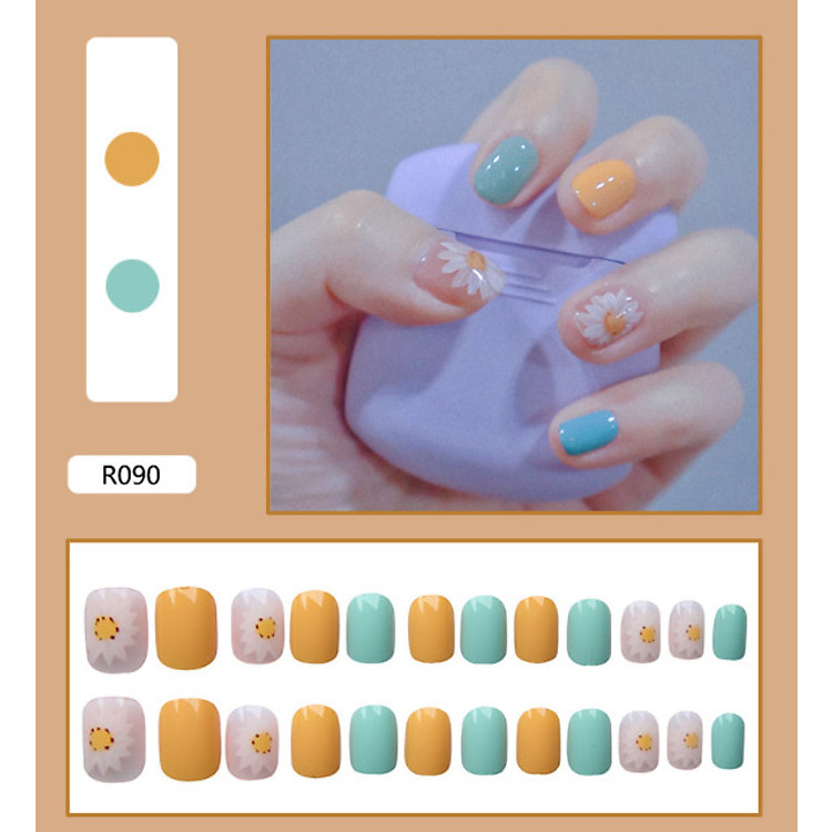 Bộ 24 móng tay giả nail thơi trang (như hình-R-090)